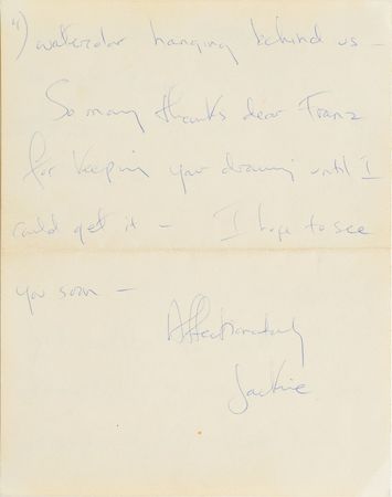 Lot #9019 Jacqueline Kennedy 1960 Autograph Letter Signed - Image 4