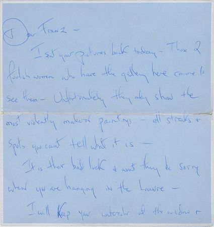 Lot #9073 Jacqueline Kennedy Collection of (4) Handwritten Letters, Telegram, and Negatives - Image 2