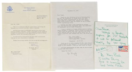 Lot #9073 Jacqueline Kennedy Collection of (4) Handwritten Letters, Telegram, and Negatives - Image 7