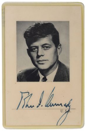 Lot #9007 John F. Kennedy's Personally-Owned