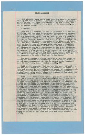 Lot #9009 John F. Kennedy 1953 Signed Document - Image 1