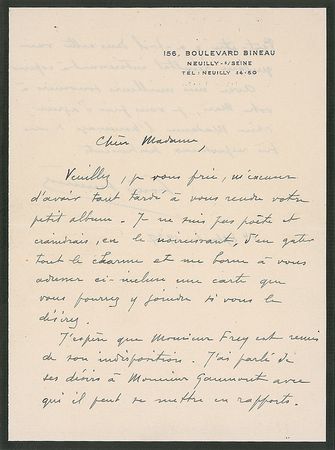 Lot #31 Louis Lumiere Handwritten Letter Signed