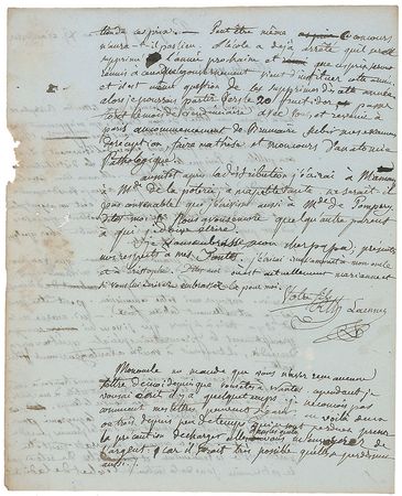 Lot #22 Rene Laennec: Receiving first prize awards in medicine and surgery, Laennec juggles the busy life of a student - Image 2