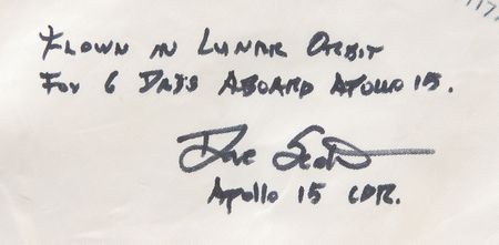 Lot #49 Dave Scottâ??s Apollo 15 Lunar Orbit-Flown PPK: Rare Apollo 15 PPK flown aboard the CM - Image 4