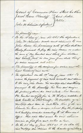 Lot #202 William McKinley Signed Document - Image 1