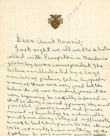 Lot #346 George S. Patton: Patton remarks on a West Point lecture—