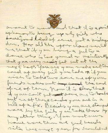 Lot #346 George S. Patton: Patton remarks on a West Point lecture—