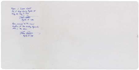 Lot #51 Dave Scott's Apollo 15 Lunar Flown Star Chart: Celestial navigation chart used on Apollo 15 - Image 1