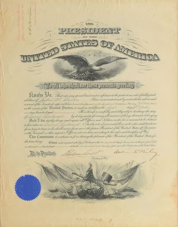 Lot #117 William McKinley Signed Document - Image 1