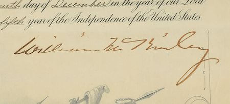 Lot #117 William McKinley Signed Document - Image 2