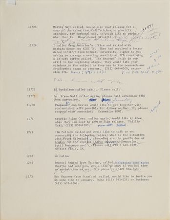 Lot #57 Carl Sagan Archive: Comprehensive archive from the files of Sagan's key assistant - Image 20
