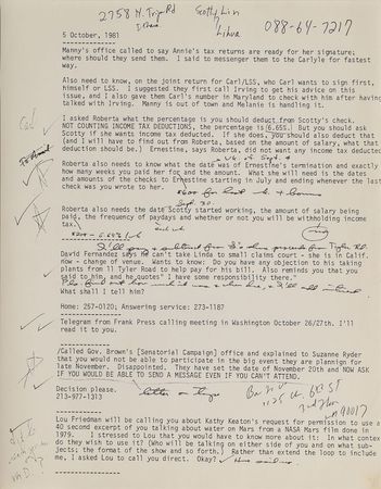 Lot #57 Carl Sagan Archive: Comprehensive archive from the files of Sagan's key assistant - Image 24