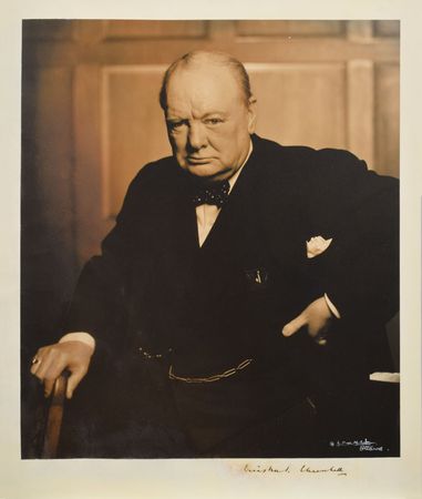 Lot #259 Winston Churchill: Iconic oversized 1941
