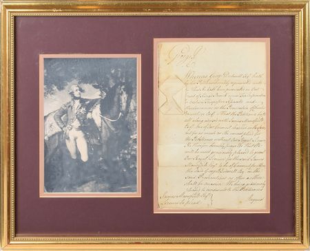 Lot #316 King George III Signed Document - Image 1