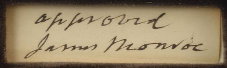 Lot #70 James Monroe Signature - Image 2