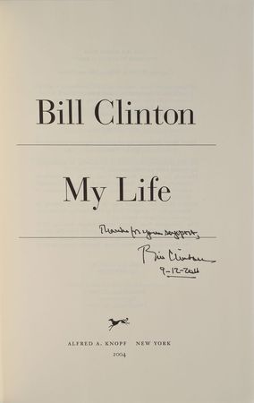 Lot #168 Bill Clinton Book - Image 1