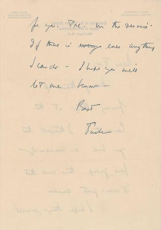 Lot #144 John F. Kennedy: Scarce handwritten letter from Senator Kennedy - Image 2