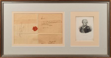 Lot #332 Marquis de Lafayette Handwritten Letter Signed - Image 1