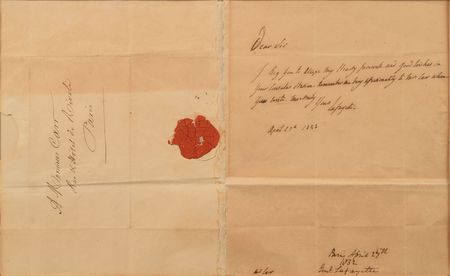 Lot #332 Marquis de Lafayette Handwritten Letter Signed - Image 2