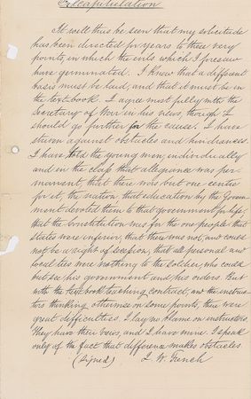 Lot #336 Jefferson Davis: As secessionist sympathies grow, the future rebel president corresponds with West Point’s chaplain - Image 1