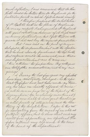Lot #336 Jefferson Davis: As secessionist sympathies grow, the future rebel president corresponds with West Point’s chaplain - Image 3