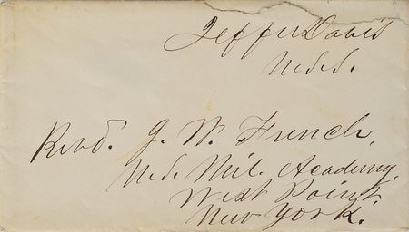 Lot #336 Jefferson Davis: As secessionist sympathies grow, the future rebel president corresponds with West Point’s chaplain - Image 4