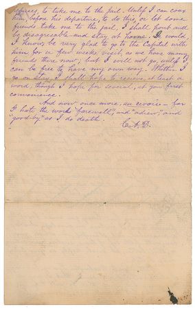 Lot #282 Charles Guiteau: Awaiting execution, Guiteau writes to his publisher concerning the status of The Removal - Image 4