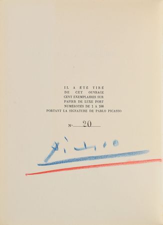 Lot #426 Pablo Picasso: Boldly signed limited edition 
