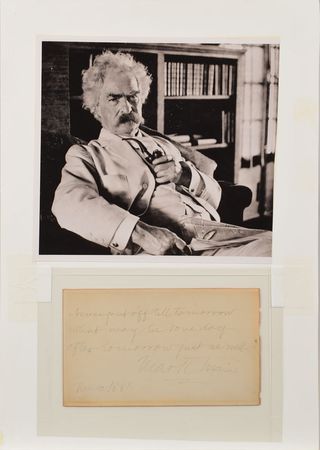 Lot #436 Samuel L. Clemens: 