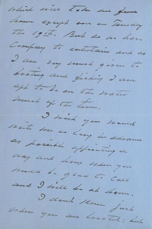 Lot #163 Grover Cleveland: President Cleveland vacations on the Massachusetts coastline - Image 2