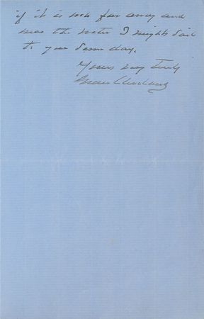 Lot #163 Grover Cleveland: President Cleveland vacations on the Massachusetts coastline - Image 3