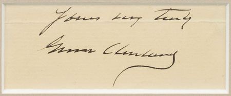 Lot #164 Grover Cleveland Signature - Image 2
