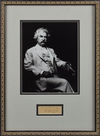 Lot #454 Samuel L. Clemens Signature - Image 1