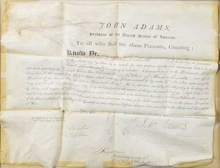 Lot #62 John Adams Signed Document - Image 2
