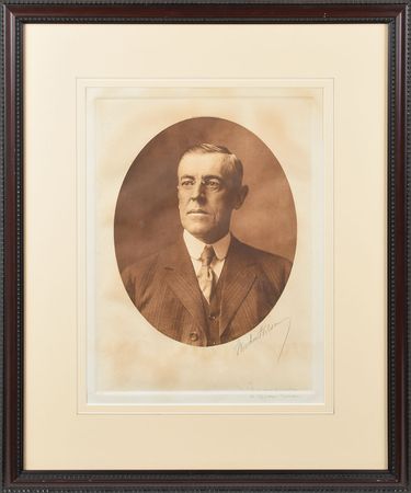 Lot #129 Woodrow Wilson Signed Photograph - Image 1