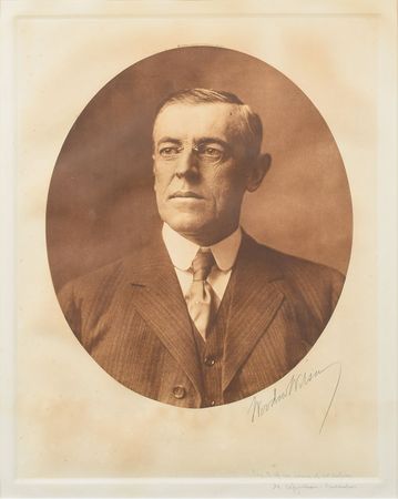 Lot #129 Woodrow Wilson Signed Photograph - Image 2