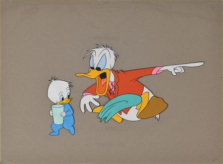 Lot #759 Donald Duck and Nephew production cels Production Cels - Image 1