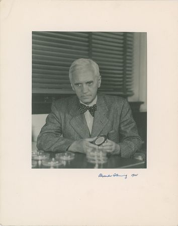 Lot #11 Alexander Fleming Signed Photograph