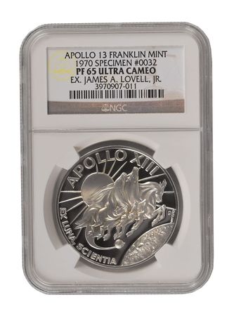 Lot #42 James Lovell's Apollo 13 Franklin Mint
