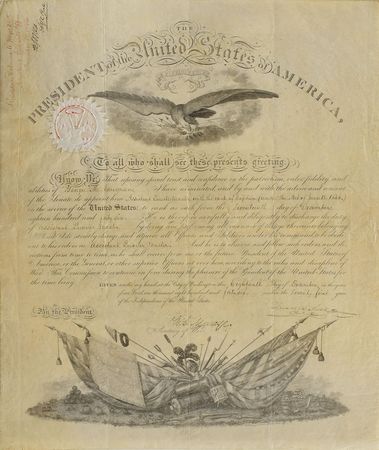 Lot #82 James K. Polk Signed Document - Image 1