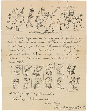 Lot #449 H. G. Wells: “A study in congenial souls” - Image 1