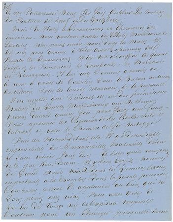Lot #439 Alexandre Dumas, pere: 1862 manuscript for an Italian political piece - Image 3