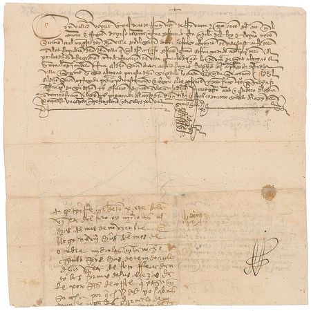 Lot #265 Ferdinand and Isabella: Sought-after document by the sponsors of Christopher Columbus - Image 2
