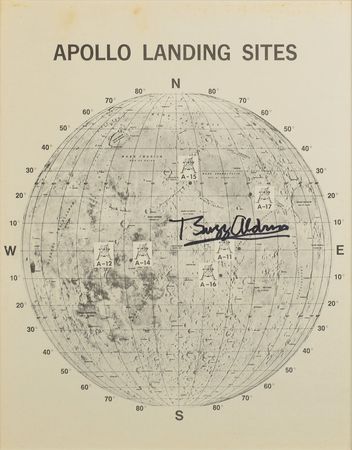 Lot #379 Buzz Aldrin Chart - Image 2