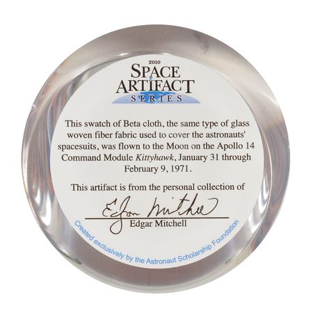 Lot #385 Apollo 14 Flown Beta Cloth - Image 2