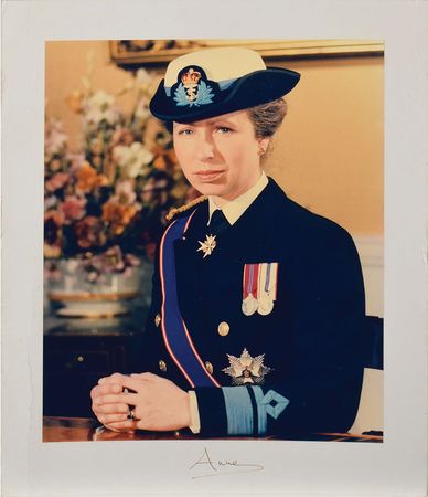 Lot #268 Prince Charles and Princess Anne: Royal siblings Charles and Anne - Image 1