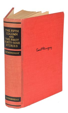 Lot #442 Ernest Hemingway: On the Broadway adaptation of The Fifth Column: 