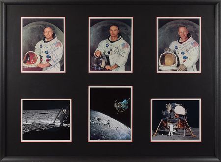 Lot #371 Apollo 11: Gorgeous Apollo 11 display - Image 1