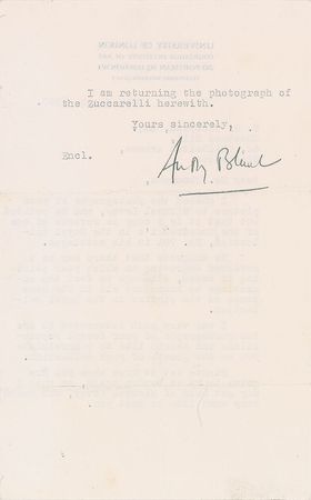 Lot #418 Anthony Blunt Typed Letter Signed - Image 2