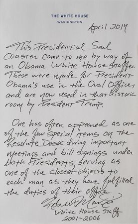 Lot #228 White House: Official coaster of the White House - Image 5